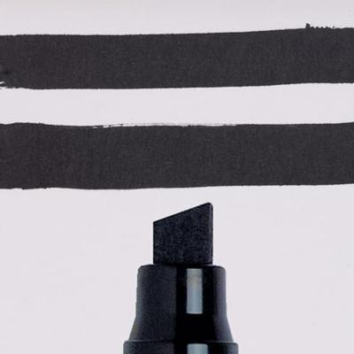 Bruynzeel Pentouch marker zwart xtra breed 4st