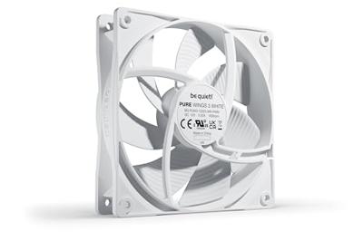 BeQuiet PURE WINGS 3 White 120mm PWM PC-ventilator Wit (b x h x d) 120 x 25 x 120 mm