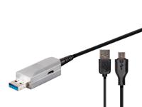 Monoprice SlimRun USB 3.0 Type-A verlengkabel, 10 m - thumbnail