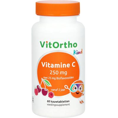 VitOrtho Kind Vitamine C 250mg Kauwtabletten