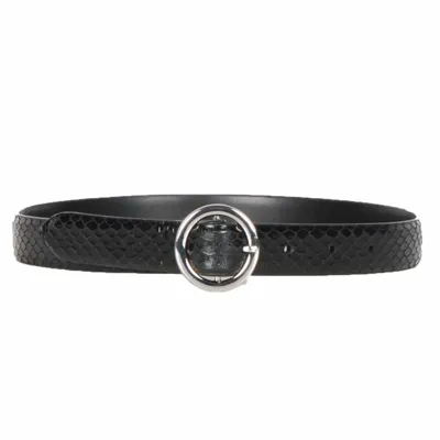 Mondoni Snake riem zwart maat:65