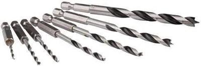 Makita Accessoires D-62371 Houtspiraalborenset 7-delig 1/4&apos;&apos; - D-62371