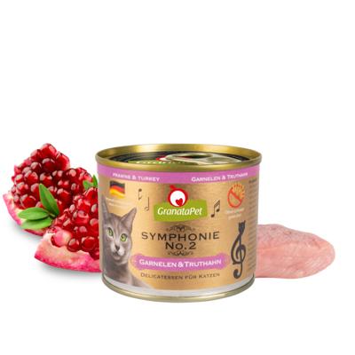 GRANATAPET Symphonie No.2 Prawns and turkey - nat kattenvoer - 200g
