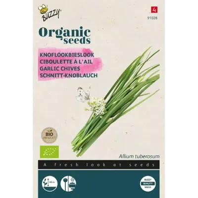 Organic Bieslook Knoflook (Bio) zaden Buzzy - Buzzy