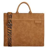 Zebra Natural Bag Kartel Merel Handtas Camel - thumbnail