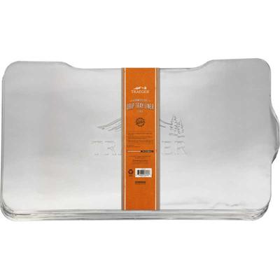 Traeger vetafdruipplaat beschermfolie voor timberline 1300 druipschaal (zilver, 5 stuks)