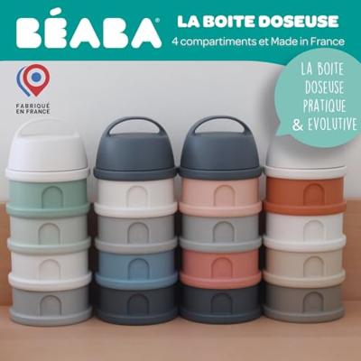 Melkdispenser met 4 vakken BEABA doorzichtig Melkdispenser met 4 vakken BEABA doorzichtig