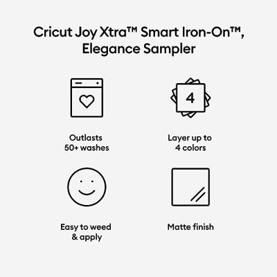 Cricut Smart Iron-On Joy Xtra Folieset Snijbreedte 30.5 cm Wit, Zwart, Rood