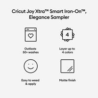 Cricut Smart Iron-On Joy Xtra Folieset Snijbreedte 30.5 cm Wit, Zwart, Rood - thumbnail