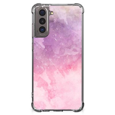 Back Cover Samsung Galaxy S21 Pink Purple Paint Back Cover Samsung Galaxy S21 Pink Purple Paint