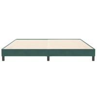 Bedframe zonder matras 200x220 cm fluweel donkergroen - thumbnail