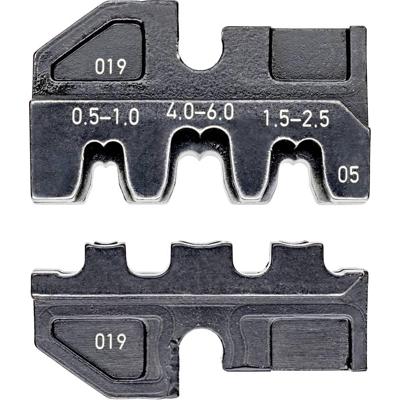 Knipex Krimpprofiel voor niet-gesoleerde open aansluitstekkers 4,8 + 6,3 mm - 974905