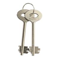 Muurkluis / wandkluis Dolomit 1 met sleutelslot - Antraciet - thumbnail