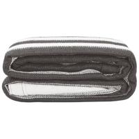 VidaXL Tenttapijt 200x300 cm antracietkleurig en wit - thumbnail