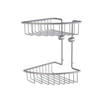 Douchekorf Smedbo House Dubbele Korf Mat Chroom - thumbnail