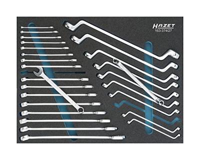 Hazet 163-374/27 Ring-steeksleutelset 27-delig Sleutelbreedte (metrisch) 6 mm