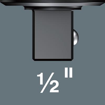 Wera 7782 C insteekratel, omschakelbaar, 14 x 18 mm, 1/2" - 1 stuk(s) - 05078707001 Wera 7782 C insteekratel, omschakelbaar, 14 x 18 mm, 1/2" - 1 stuk(s) - 05078707001