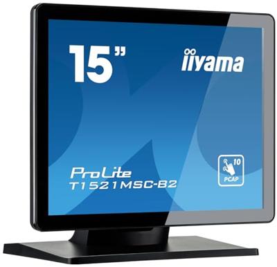 Iiyama PCAP Bezel Free Front, 10P Touch Touchscreen monitor Energielabel: E (A - G) 38.1 cm (15 inch) 1024 x 768 Pixel 4:3 8 ms HDMI, VGA, Audio-Line-out IPS