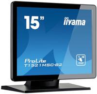 Iiyama PCAP Bezel Free Front, 10P Touch Touchscreen monitor Energielabel: E (A - G) 38.1 cm (15 inch) 1024 x 768 Pixel 4:3 8 ms HDMI, VGA, Audio-Line-out IPS - thumbnail