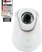 SCHWAIGER -ZHK18- WLAN IP-bewakingscamera voor binnenshuis | inbraakbeveiliging voor appartement, huis of kantoor | smart home | bediening via app | voice control met Alexa, Google - thumbnail