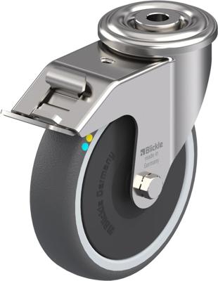 Blickle LEXR-PATH 125KFD-FI-ELS Zwenkwiel met rem Wieldiameter: 125 mm Draagvermogen (max.): 150 kg 1 stuk(s) Blickle LEXR-PATH 125KFD-FI-ELS Zwenkwiel met rem Wieldiameter: 125 mm Draagvermogen (max.): 150 kg 1 stuk(s)