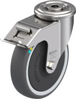 Blickle LEXR-PATH 125KFD-FI-ELS Zwenkwiel met rem Wieldiameter: 125 mm Draagvermogen (max.): 150 kg 1 stuk(s) - thumbnail