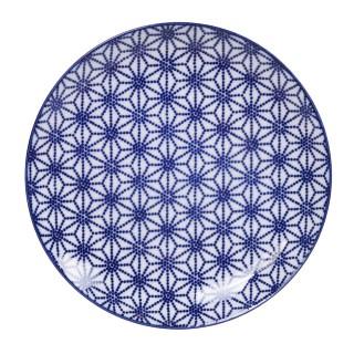 Gebaksbord Sterrenmotief - Nippon Blue - Tokyo Design Studio - 16 x 2 cm