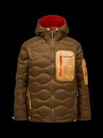 Peak Performance Helium Utility Down Hood Isolatiejas Heren Meadow Moss/Sierra Sand M - thumbnail