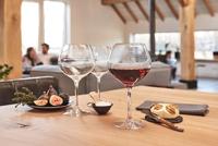 Leonardo Casella Burgundyglazen met print, per 6 - thumbnail