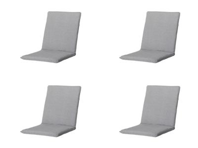 Stapelstoel kussen universeel ca. 97x49 cm Napels grey water repellent coating (4 stuks) Madison - Madison Stapelstoel kussen universeel ca. 97x49 cm Napels grey water repellent coating (4 stuks) Madison - Madison