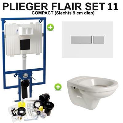 Plieger Flair Compact Amica set 11 Wit/ Matchroom (Meerprijs €30,00) Plieger Flair Compact Amica set 11 Wit/ Matchroom (Meerprijs €30,00)