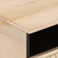 Salontafel 80x54x40 cm massief mangohout - thumbnail