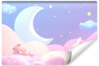 Fotobehang - Pastelkleurige droom, Kinderkamer, premium print, inclusief behanglijm - thumbnail