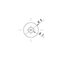 Picotronic Lasermodule Lijn Rood 5 mW LI635-5-3(8x26)30DEG-F285-C200 - thumbnail