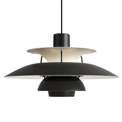 Louis Poulsen PH 5 Hanglamp - Zwart Louis Poulsen PH 5 Hanglamp - Zwart