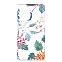 Motorola Moto G52 | Moto G82 | Hoesje maken | Bird Flowers - thumbnail