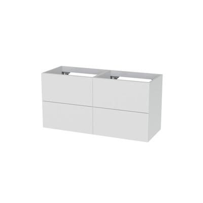 Wastafelonderkast Tiger Studio 120 cm Hoogglans Wit