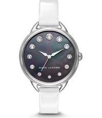 Horlogeband Marc by Marc Jacobs MJ1510 Leder Wit 12mm