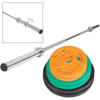 51 kg Olympische Gripper Gietijzer Halterset (50/51 mm) - thumbnail