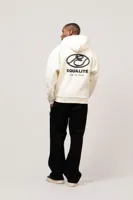Equalité Arid Oversized Full Zip Hoodie Heren Gebroken Wit/Zwart - Maat XL - Kleur: Gebroken WitZwart | Soccerfanshop - thumbnail