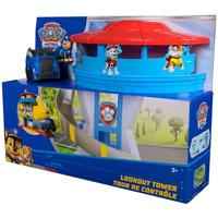 PAW Patrol speelfigurenset uitkijktoren met 2 Chase-figuren en auto - thumbnail