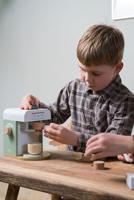 Dantoy Houten koffiemachine xl 13-delig in doos - thumbnail