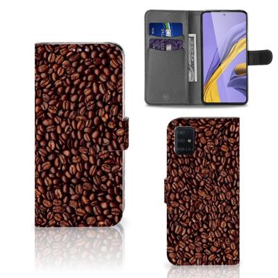 Samsung Galaxy A51 Book Cover Koffiebonen Samsung Galaxy A51 Book Cover Koffiebonen
