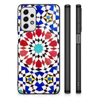Samsung Galaxy A23 Marmeren Print Telefoonhoesje Mozaïek Samsung Galaxy A23 Marmeren Print Telefoonhoesje Mozaïek
