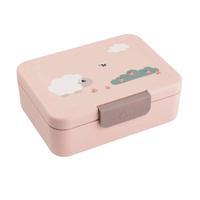 Done By Deer broodtrommel met vakken - roze - thumbnail