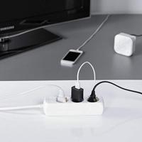 Hama Stekkerdoos 3 Way Wit - thumbnail