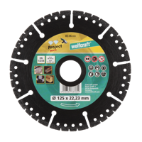 Wolfcraft Diamantdoorslijpschijf | ProMulti | Ø125mm | 1 stuk - 8336000 - thumbnail