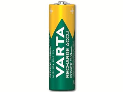 Varta RECH.AC.Power AA1350mAh Bli4 Oplaadbare AA batterij (penlite) NiMH 1350 mAh 1.2 V 4 stuk(s) Varta RECH.AC.Power AA1350mAh Bli4 Oplaadbare AA batterij (penlite) NiMH 1350 mAh 1.2 V 4 stuk(s)