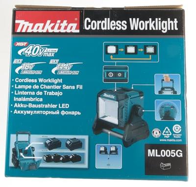 Makita ML005G Accubouwlamp 3600 lm Daglichtwit Makita ML005G Accubouwlamp 3600 lm Daglichtwit