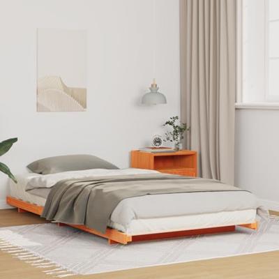 Bedframe Wasbruin 90 x 190 cm Massief grenenhout